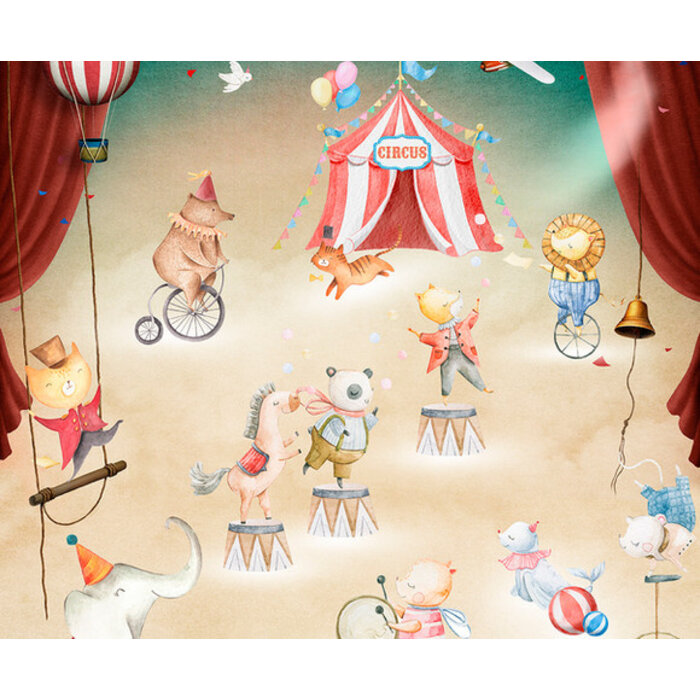 Cute Walls - Playing Circus 212x280cm