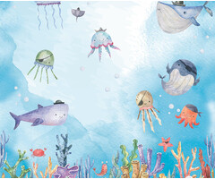 Cute Walls - Sealife 212x280cm