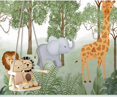 Cute Walls - Jungle Safari 212x280cm