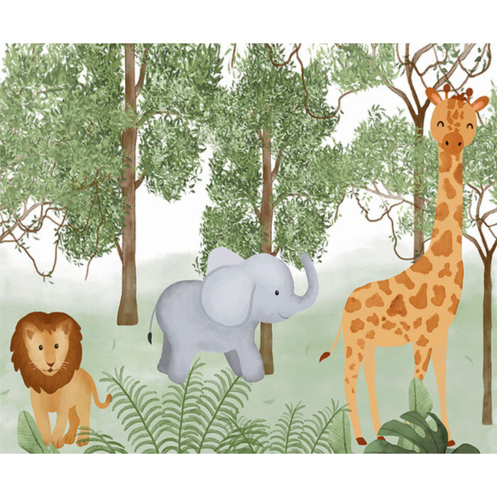 Cute Walls - Jungle Safari 212x280cm