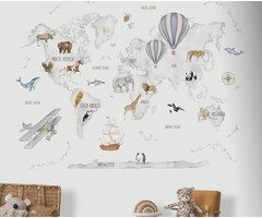 Cute Walls - Adventure Atlas Art 212x280cm