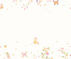 Cute Walls - Butterfly Garden 212x280cm