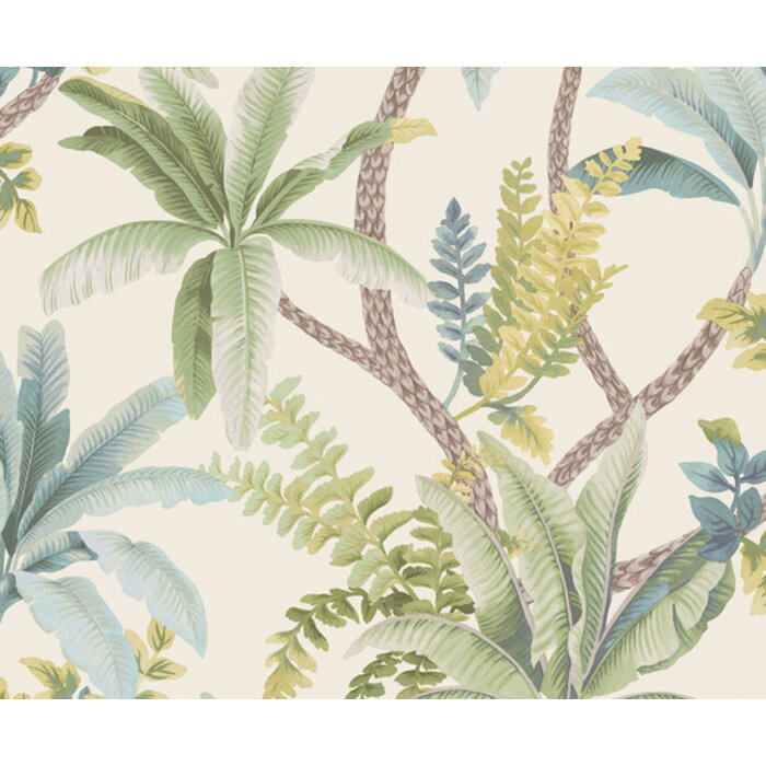 Journey to the East - Saranda Green/Cream