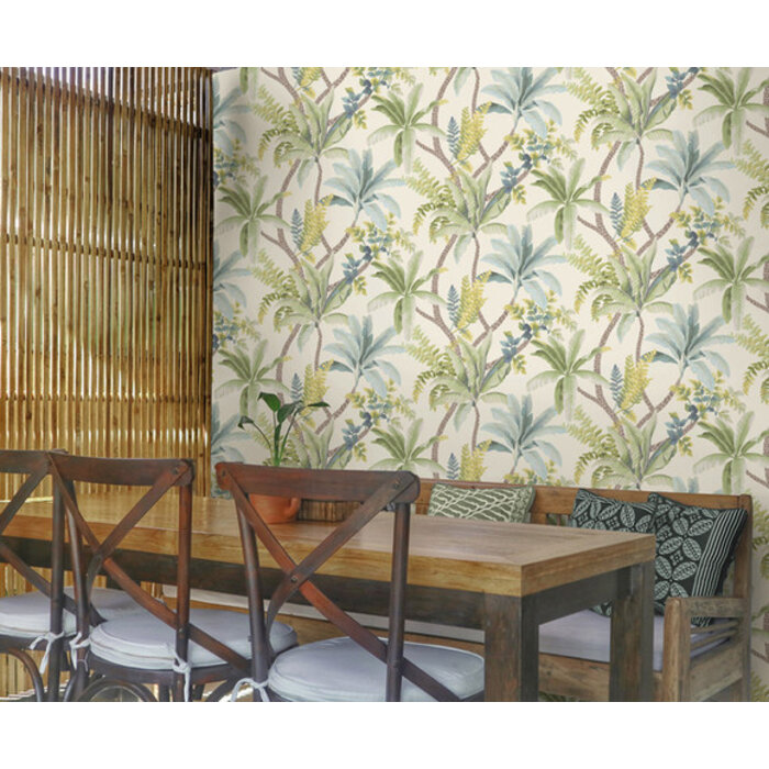 Journey to the East - Saranda Green/Cream