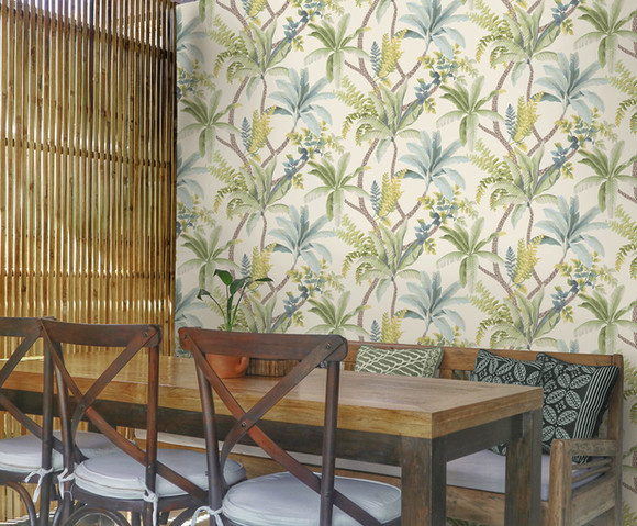 Journey to the East - Saranda Green/Cream