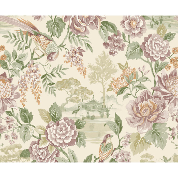 Journey to the East - Hana Green/Cream