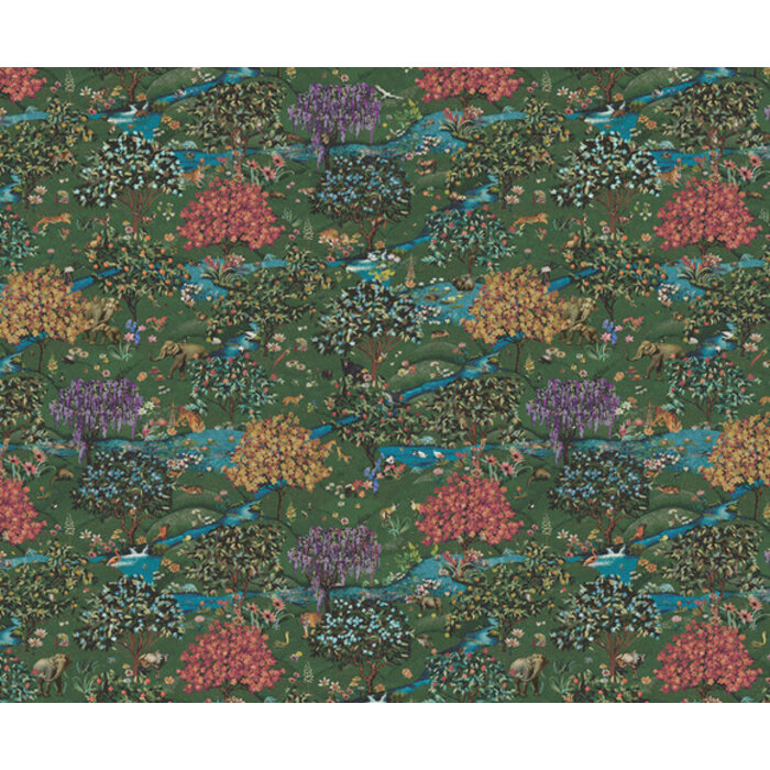 Journey to the East - mural Cardamom Mountains