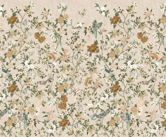 Journey to the East - mural Imperial Gardens Neutral