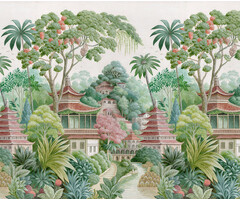 Journey to the East - mural Shambhala