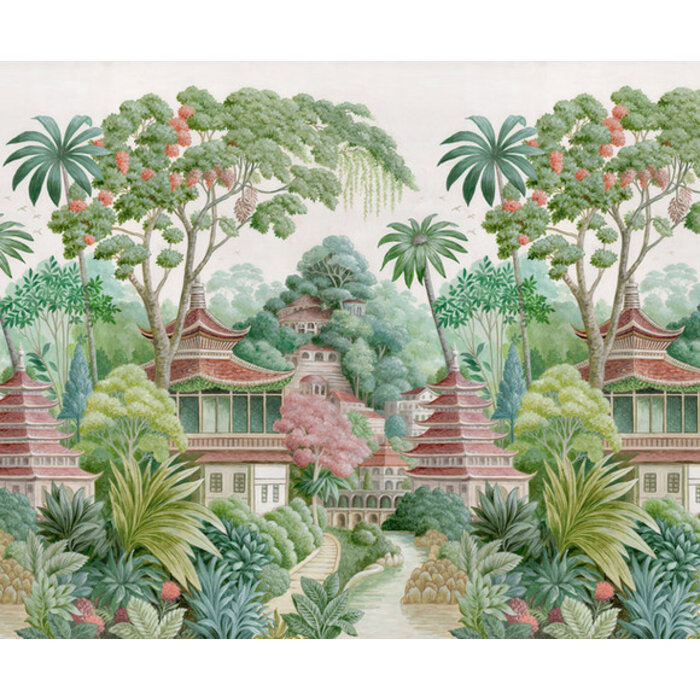 Journey to the East - mural Shambhala