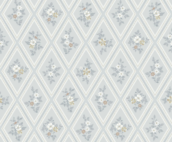 Sommarang - Trellis blue