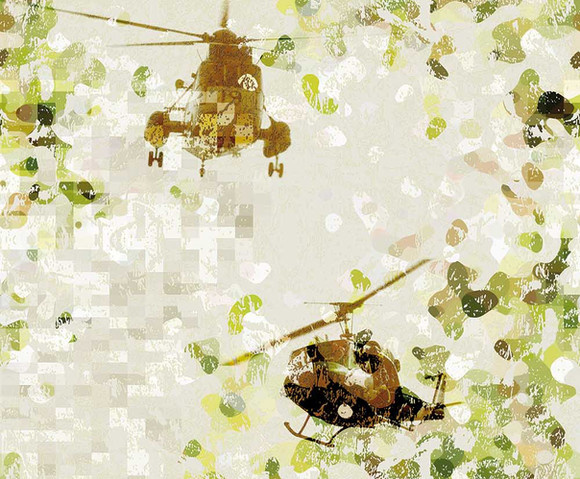 Wanna Haves - Helicopter 200x300cm