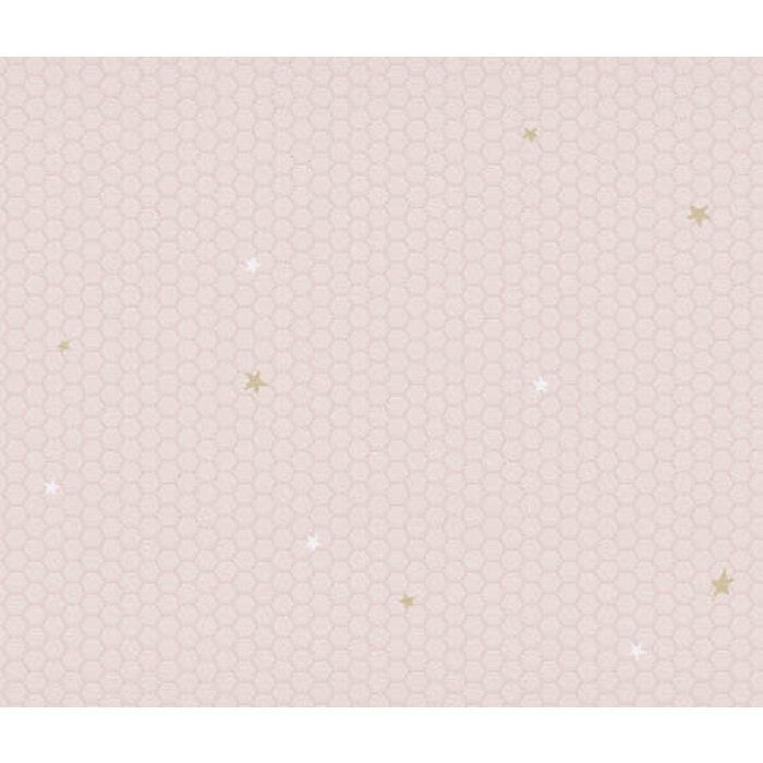 Sofie & Junar - Honey Stars Pink 100x280cm