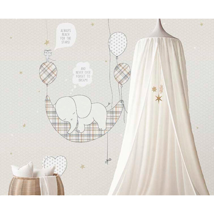 Sofie & Junar - Elephant In The Room Sand 100x280cm