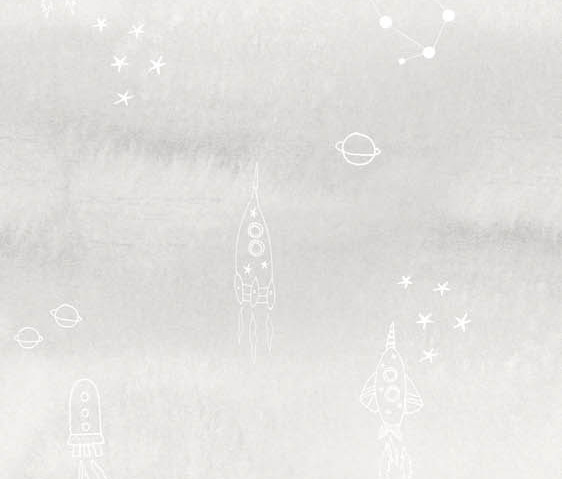 Sofie & Junar - Stars Gray 100x280cm