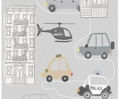 Sofie & Junar - Traffic Gray 100x280cm