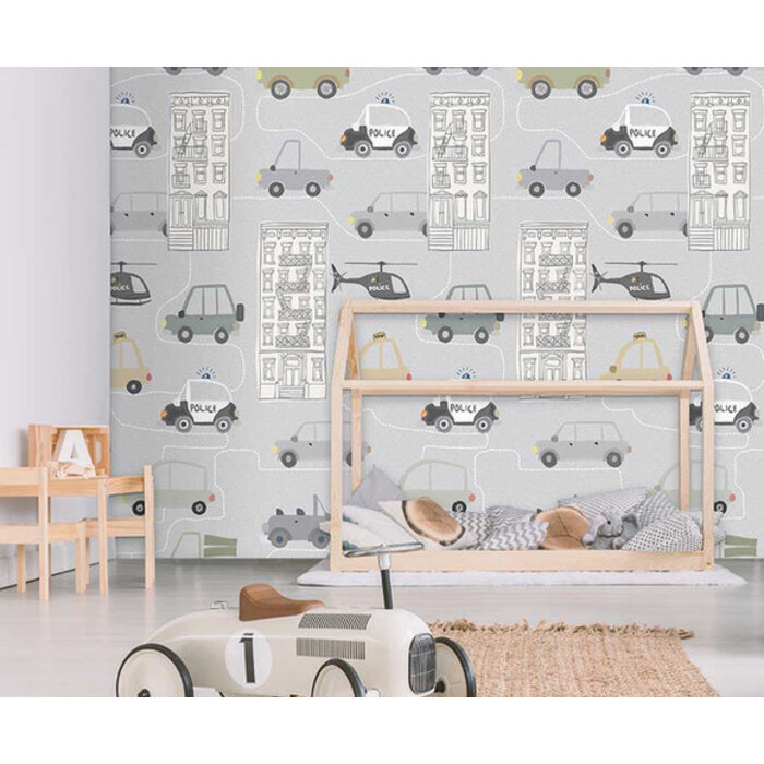 Sofie & Junar - Traffic Gray 100x280cm