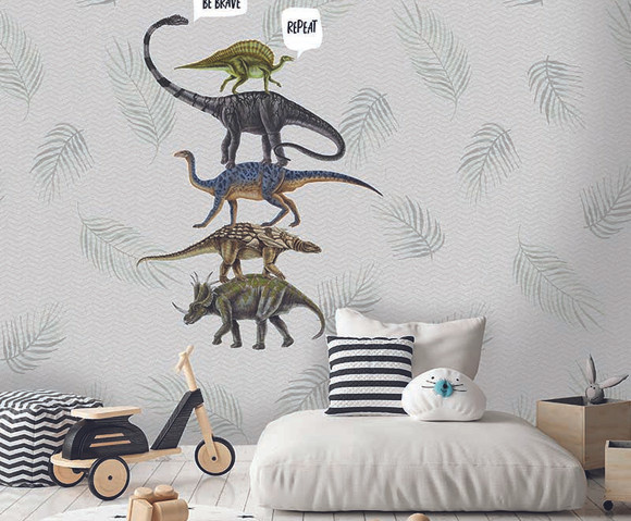 Sofie & Junar - Live, Dream, Be Brave, Gray 200x280cm