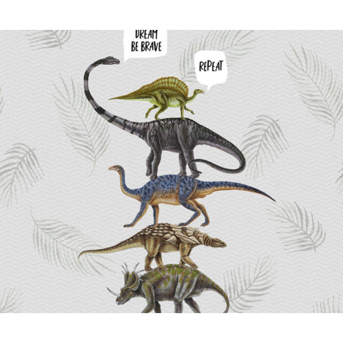 Sofie & Junar - Live, Dream, Be Brave, Gray 200x280cm