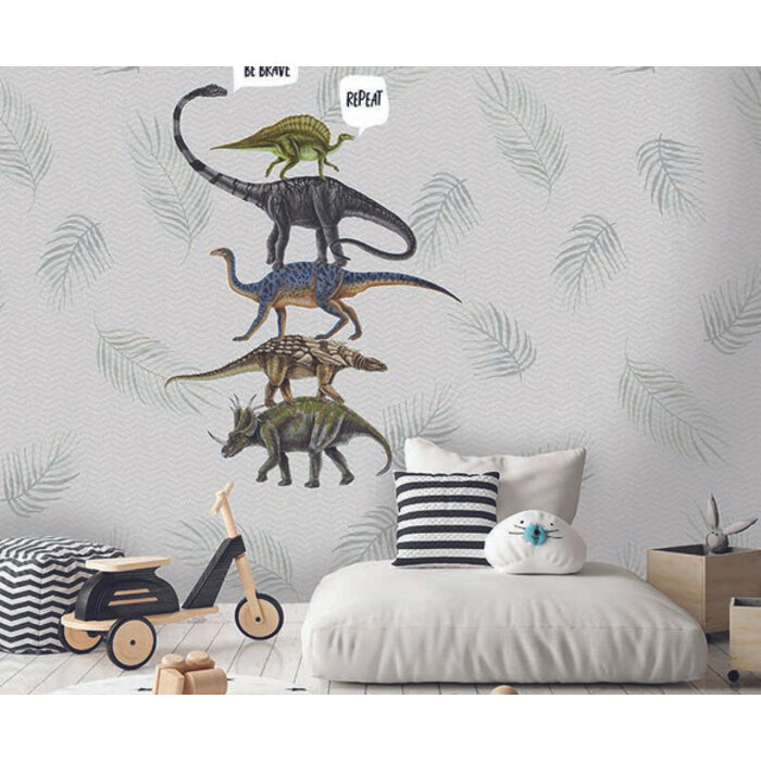 Sofie & Junar - Live, Dream, Be Brave, Gray 100x280cm