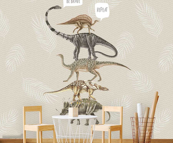 Sofie & Junar - Live, Dream, Be Brave, Sand 100x280cm