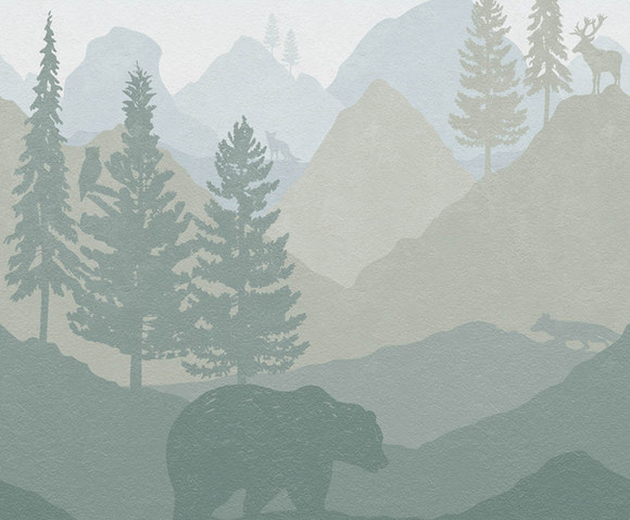 Sofie & Junar - Wanderlust Green 200x280cm