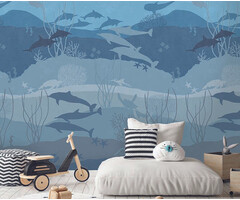 Sofie & Junar - Blue Eden 200x280cm