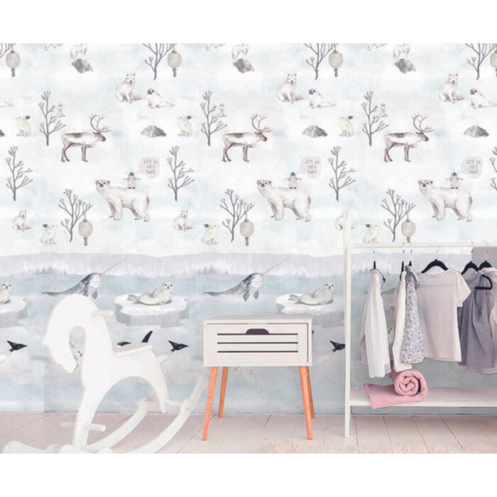 Sofie & Junar - White Eden 100x280cm