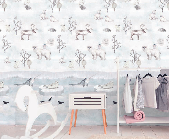 Sofie & Junar - White Eden 100x280cm