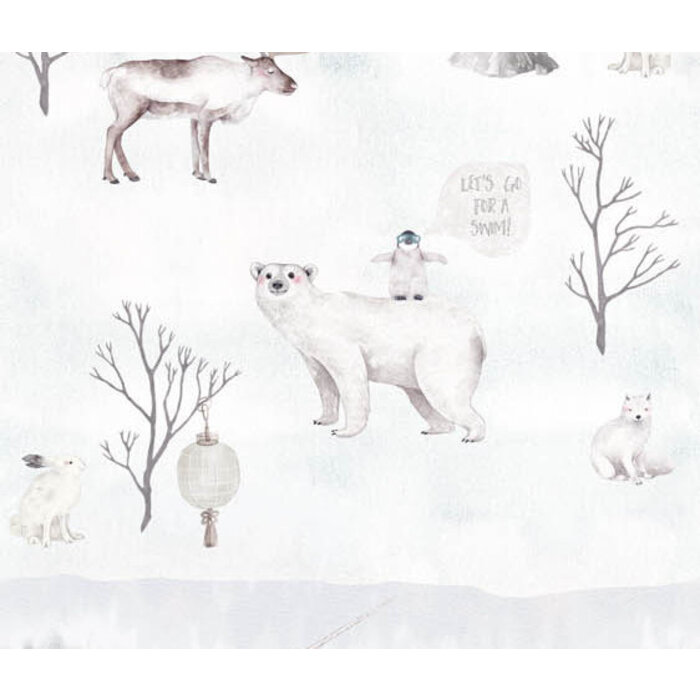 Sofie & Junar - White Eden 100x280cm