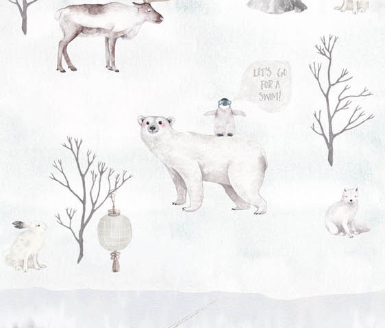 Sofie & Junar - White Eden 100x280cm