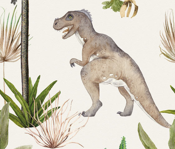 Sofie & Junar - Dino Parc Green 100x280cm