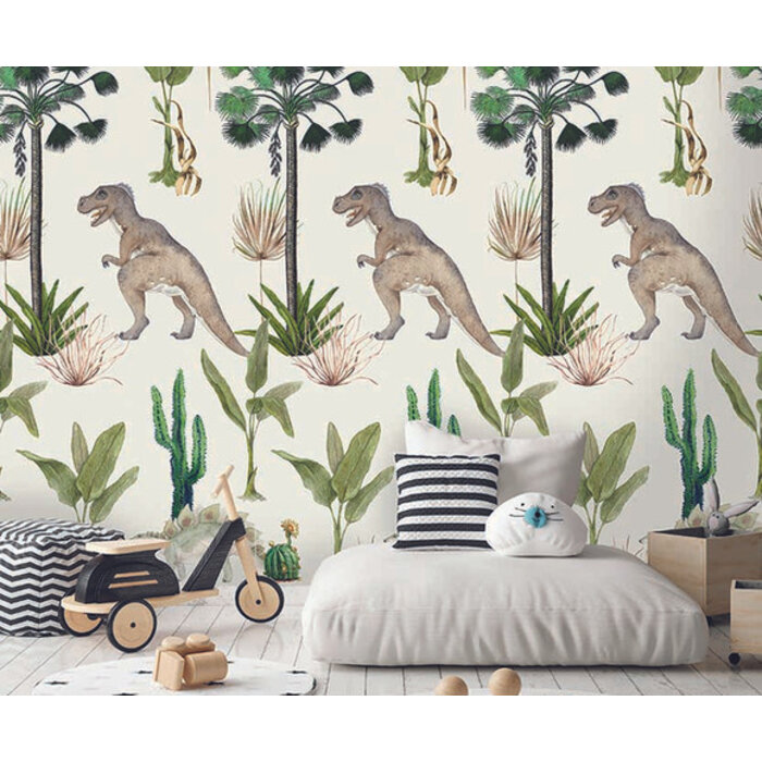 Sofie & Junar - Dino Parc Green 100x280cm