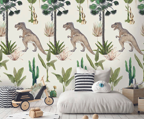 Sofie & Junar - Dino Parc Green 100x280cm