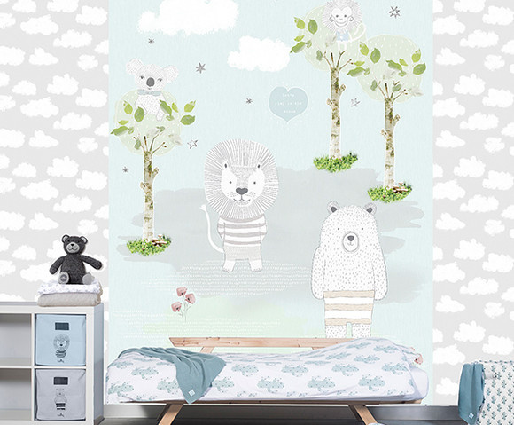 Kay & Liv - Bears And Lions 200x280cm