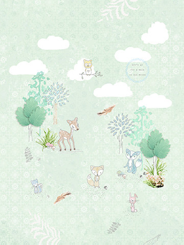 Kay & Liv - Forest Friends 200x280cm