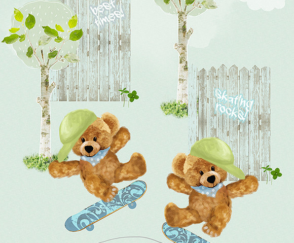 Kay & Liv - Skate Life 200x280cm