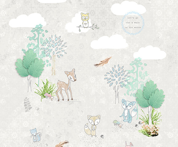 Kay & Liv - Forest Friends 200x280cm