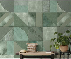 Connected - Be Square Green 200x280cm