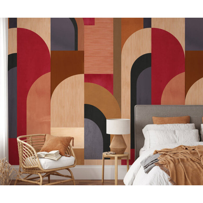 Connected - Midcentury Warm 200x280cm