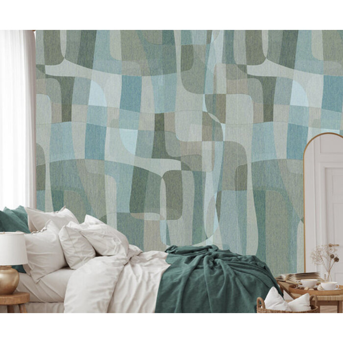 Connected - This World Aqua 200x280cm