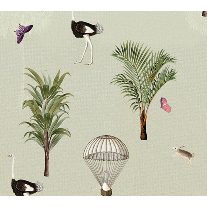 Olive & Noah - Ostrich Green 100x280cm