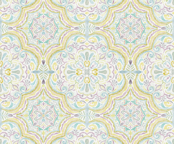 Olive & Noah - Sweet Ornament green 150x280cm