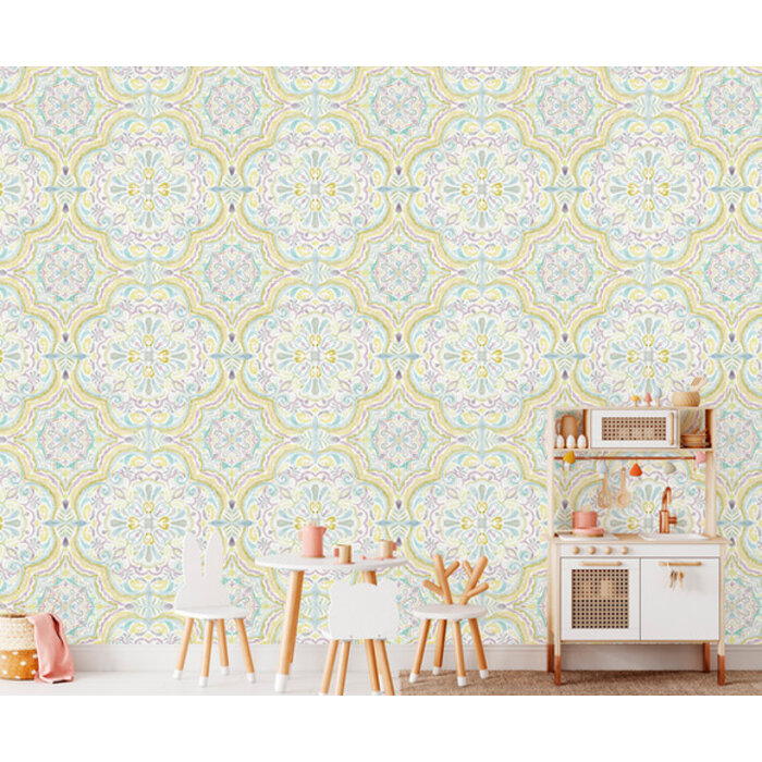 Olive & Noah - Sweet Ornament green 150x280cm