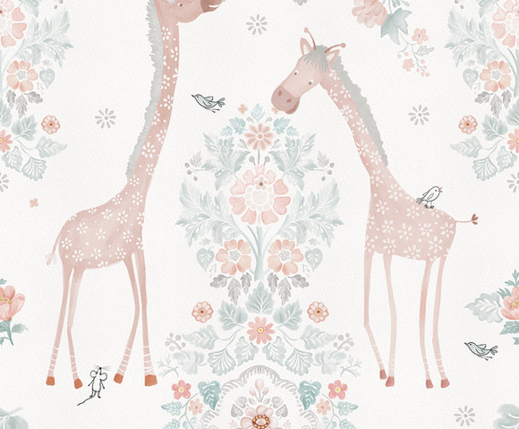 Olive & Noah - Giraffe's Eden 200x280cm