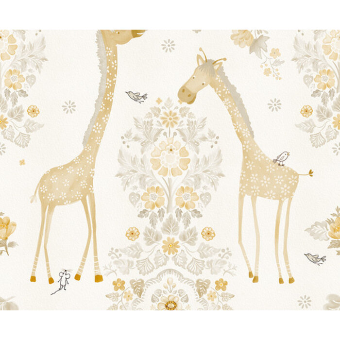 Olive & Noah - Giraffe's Eden oker 200x280cm