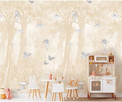 Olive & Noah - Fairytale Forest Sand 150x280cm