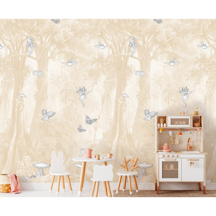 Olive & Noah - Fairytale Forest Sand 150x280cm