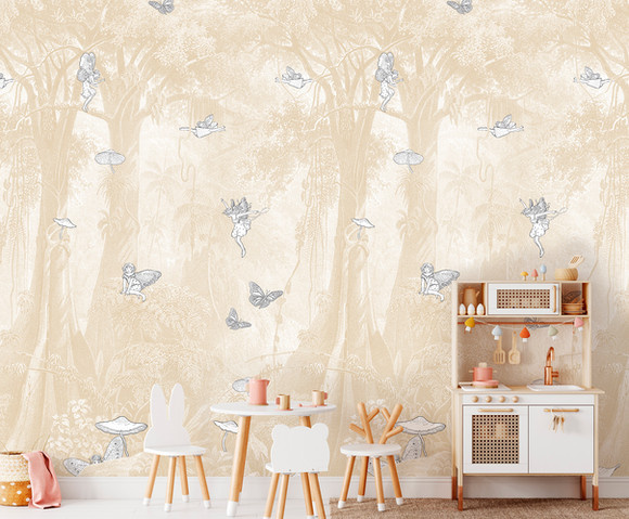 Olive & Noah - Fairytale Forest Sand 150x280cm