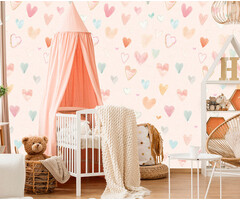 Olive & Noah - Sweet Hearts 100x280cm